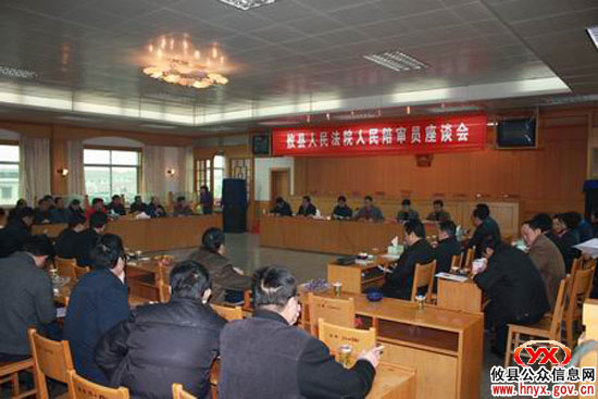 攸县法院召开人民陪审员座谈会