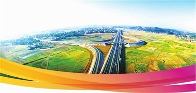 途径攸县的衡炎高速号称“五彩公路”今日胜利通车