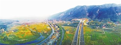 途径攸县的衡炎高速号称“五彩公路”今日胜利通车