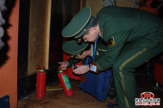 我县正在开展“六小场所”消防安全大检查