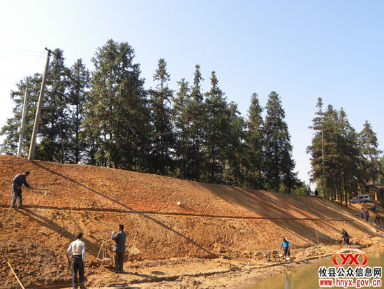 乡镇见闻：丫江桥杉岭下村齐心协力修山塘