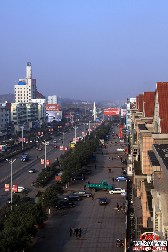 新年周日，俯瞰攸州大道新气象