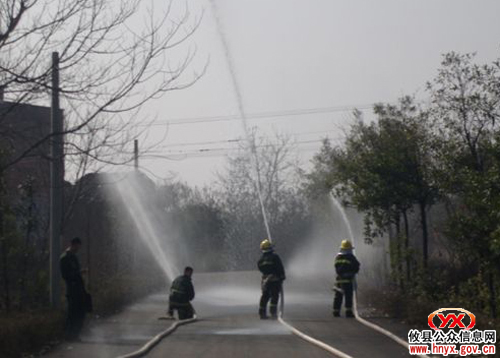 攸县消防大队开展冬季练兵工作