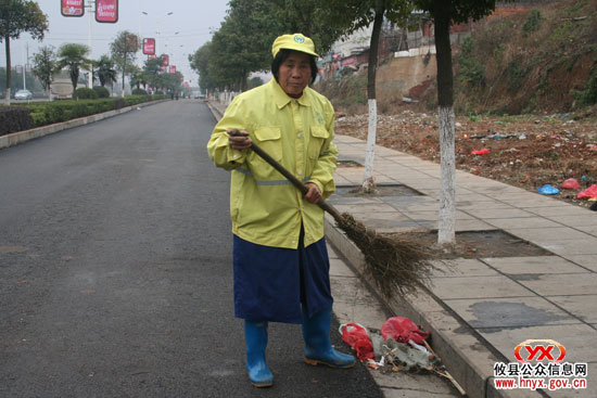 元旦见闻：县城的美丽离不开他们