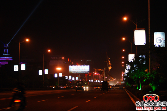 喜迎虎年：亮化，梅城夜景流光溢彩