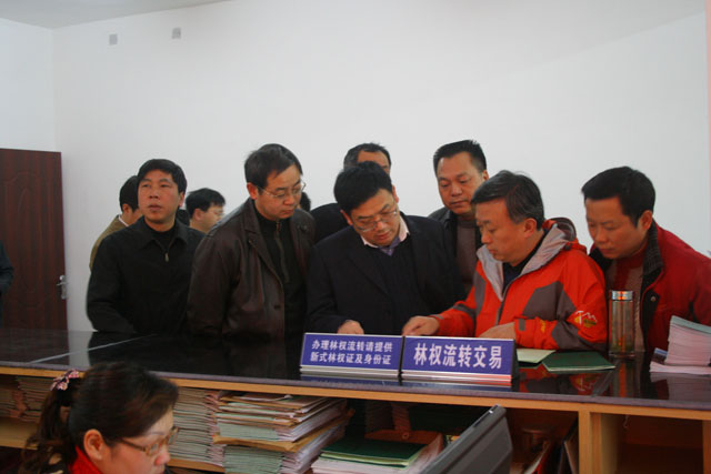 国务院办公厅督察组来炎督查林改工作