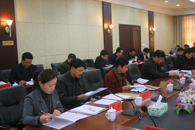 炎陵县首次召开乡镇场主要负责人“四述”会议