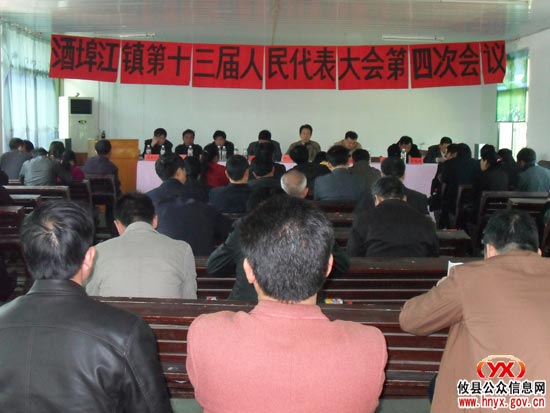 酒埠江镇召开十三届人大四次会议 李奇跃当选为镇长