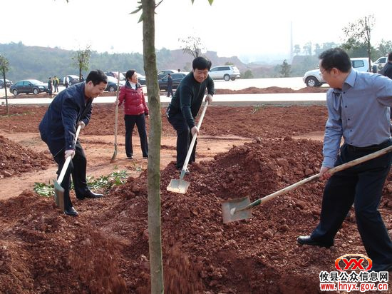 攸县“绿委”组织开展义务造林活动
