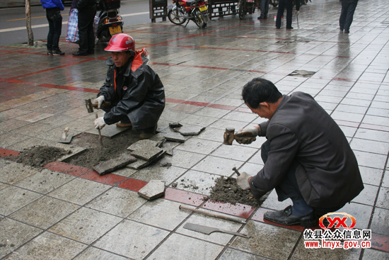 三大战役：攸县城区街面人行道今日开始集中维护