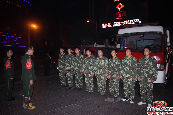 元宵节，攸县消防官兵严阵以待守护祥和