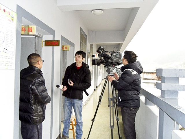 盘志平老师先进事迹引起湖南卫视关注