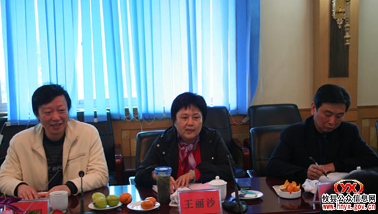 株洲市人大常委会副主任王丽沙一行来攸县调研