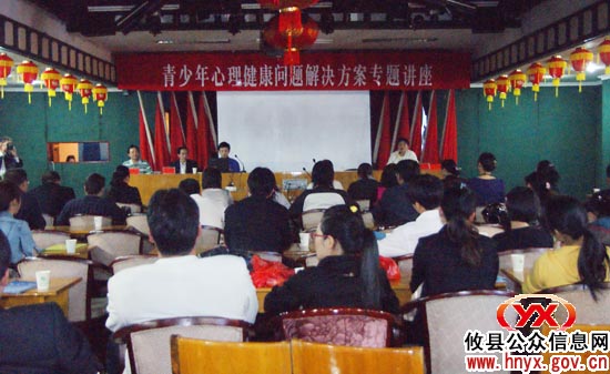 共青团攸县县委举行青少年心理健康问题解决方案专题讲座