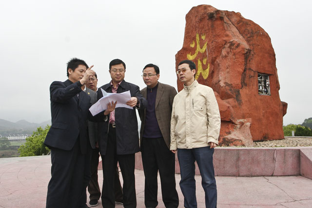蔡典维到炎陵县督查旅游升温战