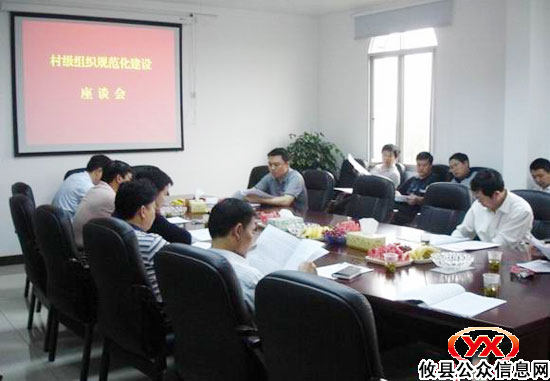 攸县围绕村级组织规范化建设邀请有关单位负责人座谈
