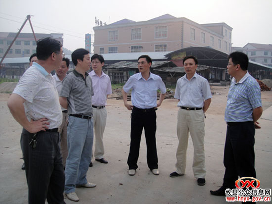 颜建斌一行到攸县丫江桥镇调研指导工作