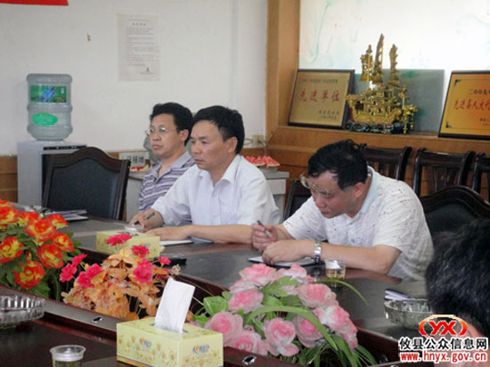 颜建斌一行到攸县丫江桥镇调研指导工作