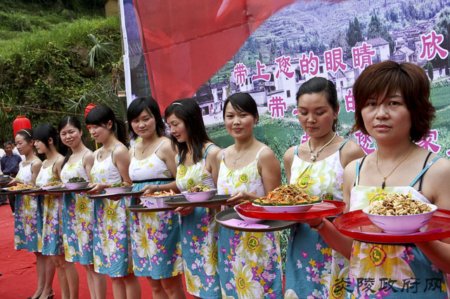 炎陵县十都镇举行庆祝建党89周年暨密花生态园开园活动