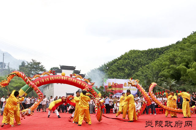 炎陵县十都镇举行庆祝建党89周年暨密花生态园开园活动