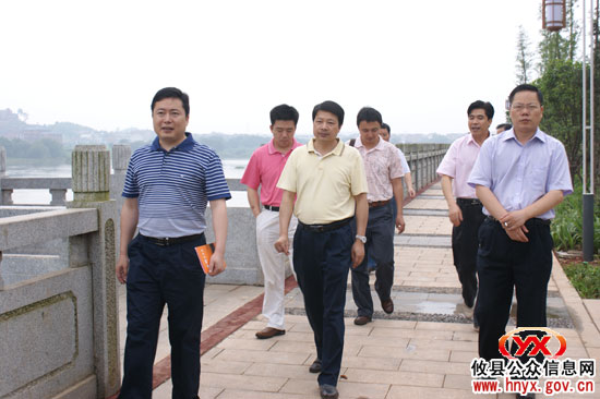 市委指导检查组李辉一行来攸县督查创先争优活动