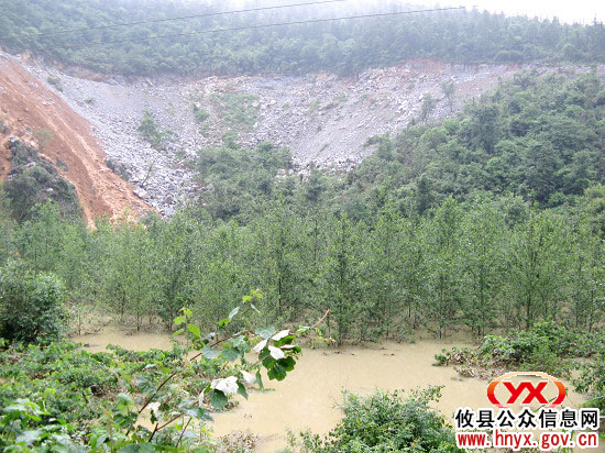 攸县鸾山镇漕联村水灾实况（图）