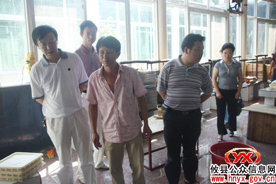 市人大常委会检查组在攸县实地进行专项执法检查