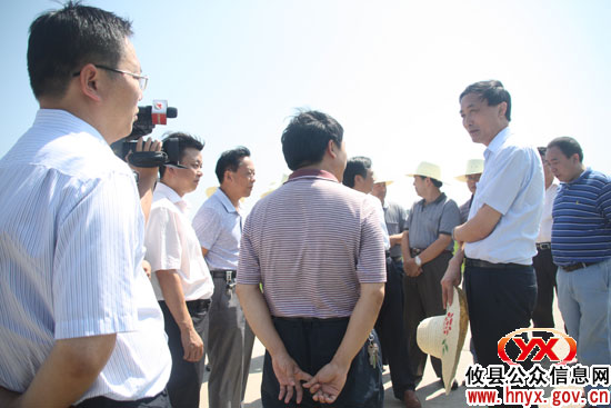 副省长徐明华一行来攸县调研粮食生产工作