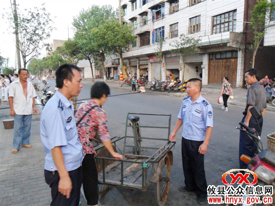 攸县城区西门下马路市场已经取缔