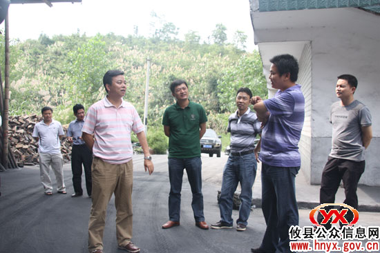 胡湘之一行到黄丰桥、柏市、湖南坳等乡镇督查工作