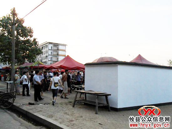 攸县城区西门下马路市场已经取缔