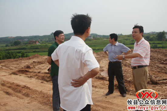 胡湘之一行到黄丰桥、柏市、湖南坳等乡镇督查工作