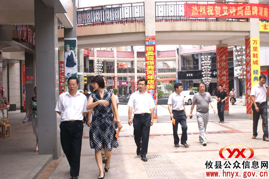 株洲县县委副书记罗琼一行来攸县考察“创卫”工作