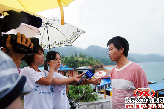 株洲市多家媒体深入攸县酒埠江风景区进行采访