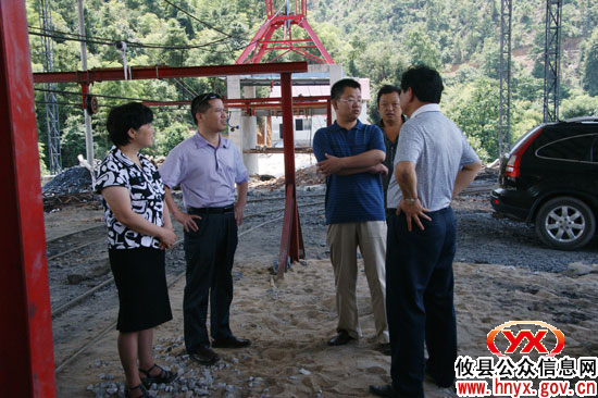 郴州市永兴县组团来攸县考察煤矿技改扩能工作