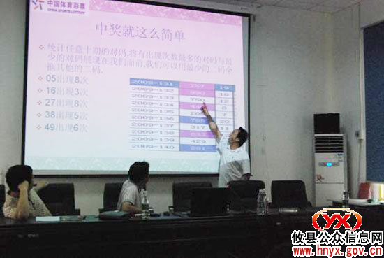 攸县体彩管理站特邀省著名专家为彩民“传经送宝”