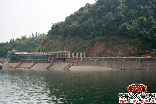 【旅游开发】攸县酒仙湖景观长廊建设有序推进