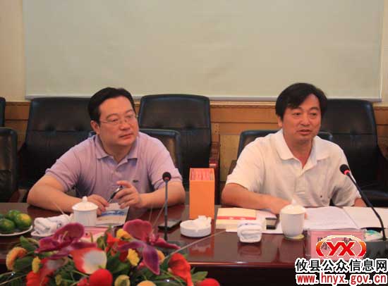 省“五五”普法检查验收组来攸县检查工作