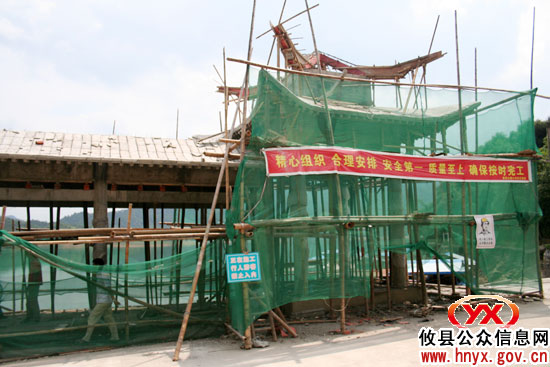 【旅游开发】攸县酒仙湖景观长廊建设有序推进