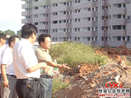 市房产局检查组对攸县保障性住房促进度、保民生工作开展专项检查