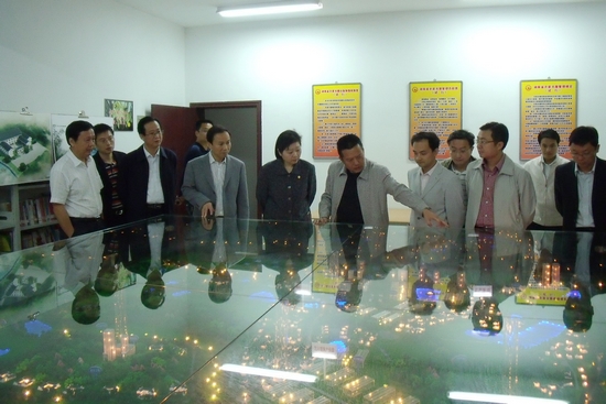 省委组织部副部长袁新华一行视察云龙示范区