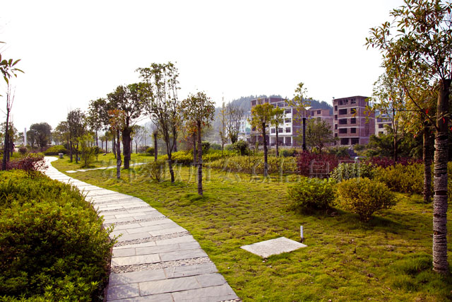 图片新闻：草坪河水体景观工程完工