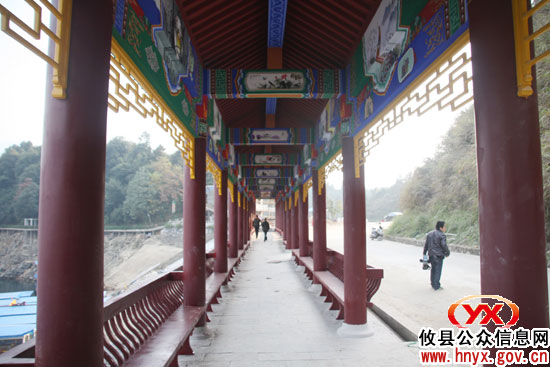 【旅游开发】攸县酒仙湖景区观景廊亭已具雏形