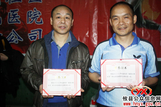2010年攸县职工乒乓球赛圆满落幕
