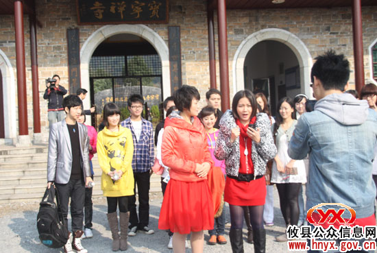 株洲市旅游形象大使电视大赛在攸县采风拍摄