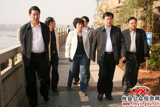 茶陵县常务副县长谭红日率团来攸县进行考察