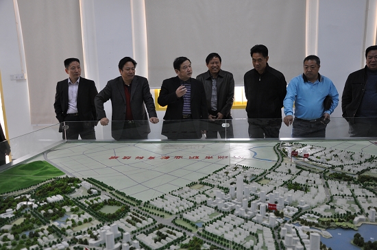 毛爱良一行视察职教城和华强项目建设