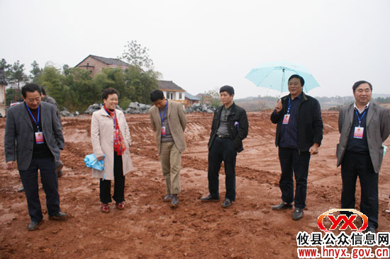 攸县人大常委会组织有关人员到衡茶吉铁路攸县段视察