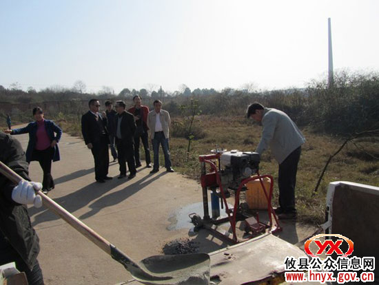 省交通厅专项考核组对攸县农村公路建设进行考核验收