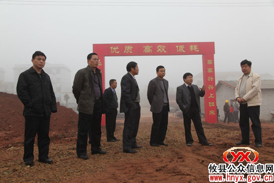邝邹飞、胡湘之一行到攸州工业园进行专项调研